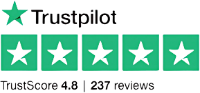 TrustPilot 4.8 TrustScore